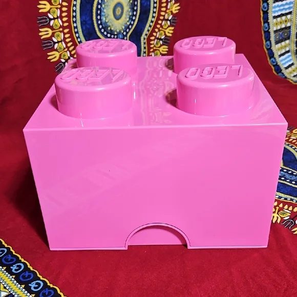 LEGO Large Vibrant Pink Stackable Organizer Storage Cube - Picture 10 of 12